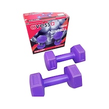 Avessa 1 Kg Plastik Köşeli Dambıl Db-4141 10