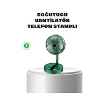 Katlanabilir Mini Fan - 3 Kademeli Soğutma Şarjlı