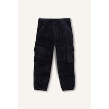 Defacto Erkek Çocuk Kargo Cepli Jogger Kadife Pantolon C9059a824wnar210 Antrasit