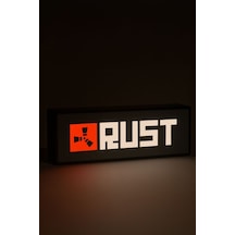 Rust Tasarımlı Gece Lambası Dekoratif Aydınlatma Çok Renkli