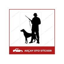 Avcı Ve Köpek Sticker Av Sticker Ördek Avı Sticker Çulluk Sticker