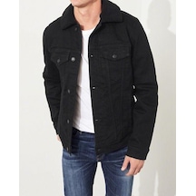 Oliggopol Slim Fit Içi Full Kürklü Erkek Kot Ceket Mont(300903773)