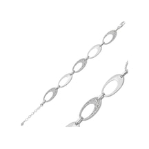 925 Ayar Gümüş Taşlı Oval Bileklik Arbltgsu55k1ıq0sstj