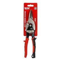Rox 0254 Mafsallı Sac Kesme Makası 10" 250mm Düz Kesim