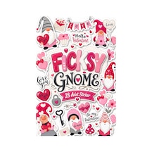 Sevimli Sevgililer Günü Cücesi Sticker Seti - 28 Adet Etiket Çıkartma Diğer