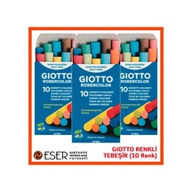Giotto Robercolor Tebeşir Karışık Renkler 10'lu Paket