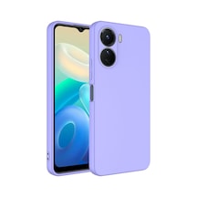 Zore Vivo Y16 Kılıf Ogaa Mara Lansman Kapak - Lila