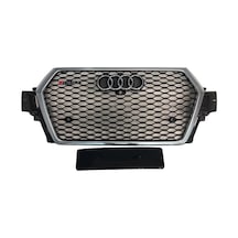 Audi Q7 Rsq7 Ön Panjur Izgara 2015 / 2019 Krom Siyah