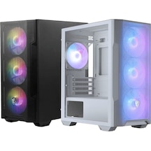 Msı Mag Forge M100r Temperli Cam Mesh 4x120mm Argb Fan Usb 3.2 Akak0msı0038