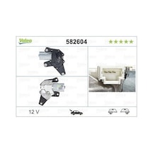 VALEO 582604 SİLECEK MOTORU ARKA SANDERO 08-12 DUSTER 10-