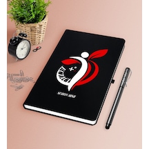 Kişiye Özel Eczacı Siyah Defter Kalem Seti-4
