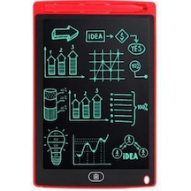 Elektronik 8.5 İnç Kırmızı Lcd Yazma Tableti Çizim ve Yazı Tahta