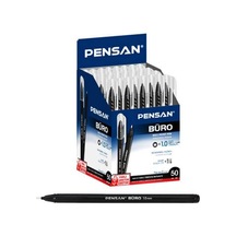 Pensan Büro Tükenmez Kalem 50'Li  Siyah