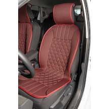 Bmw 1 Serisi 116d Ed Oto Koltuk Minderi Ön 2'li Set Kırmızı Kırmızı Fitil Elegance Serisi Scr