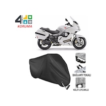 Moto Guzzi Norge 1200 Motosiklet Branda ( Kilit Uyumlu - Siyah