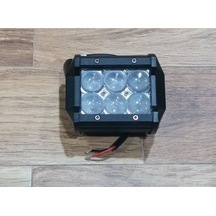 Ducki 10Cm 4D Düz Led Bar 18W Spot