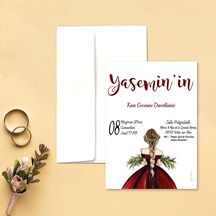 Yarendavetiyeotuz9 100 Adet Beyaz Zarflı Davetiye (486092018)-Değer 1-Değer 2