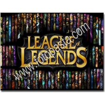 League Of Legends Yenilebilir Resim Baskısı