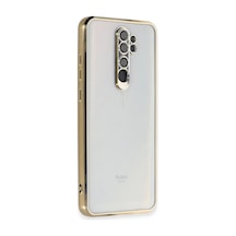 Xiaomi Redmi Note 8 Pro Kılıf Razer Lensli Silikon - Gold Altın