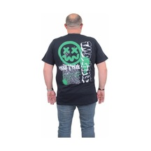 Starbattal Erkek Büyük Beden Sıfır Yaka Tişört Stand Up 25158 Indıgo İndigo
