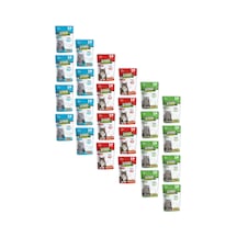 Jungle Pouch Gravy Soslu Karışık Somon + Tavuk + Biftek Yetişkin Kedi Maması 24 x 100 G