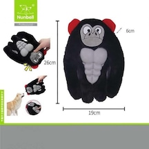 Nunbell Peluş Goril Köpek Oyuncağı 26 Cm