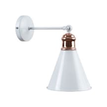 Mylights Retro Rustik Beyaz Huni Aplik Hareketli Başlık Beyaz
