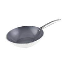 Tr X Refika Birgül Crystal Creamy Metal Wok Tava 28 Cm Diğer