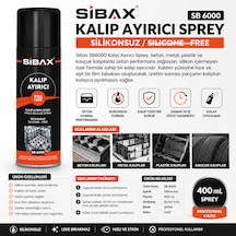 Sibax Sb6000 Kalıp Ayırıcı Sprey Silikonsuz 400 Ml 1 Adet