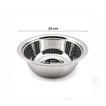 28cm Kulpsuz Paslanmaz Metal Sepet Süzgeç 5286