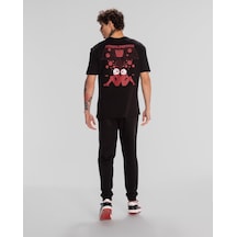 Kappa Authentic Space Jump T-shirt Erkek Siyah Regular Tişört
