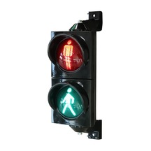 100 mm Ledli Yaya Figürlü Sinyal Verici, Trafik Lambası-2982 - 12 VDC