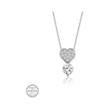 Swarovski Taşlı Gümüş Kalp Tektaş Kadın Kolye (520749239)
