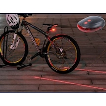 Lazer Güvenlik Şeritli Bisik Stop Lambası