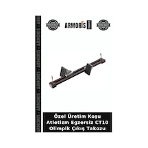 Özel Üretim Koşu Atletizm Egzersiz Ct10 Olimpik Çıkış Takozu Çok Renkli