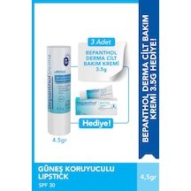 Bepanthol Lipstick Güneş Koruyuculu Dudak Bakım Kremi 4.5 G + Cilt Bakım Kremi 3 x 3.5 G