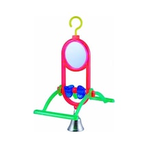 Wild World Tünekli Aynalı Salıncak Kuş Oyuncağı 22 CM