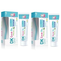 Dk Dent Çocuk Diş Macunu Doğal Aloe Vera Özlü Ve Karanfil Özlü Diş Fırçası Hediyeli 2x50 Ml Temel Bakım