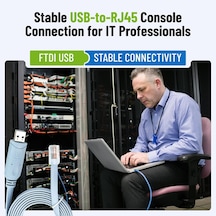 A-5238a Usb Cisco Konsol Consol Rj45 Ch340 Kablosu - 1.8 M Standart