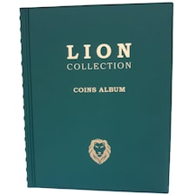 3alp Koleksiyon Lion Madeni Para Albümü 12 Sayfa, 372 Gözlü - Yeşil