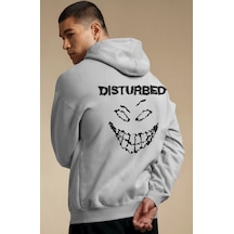 Sevbano Disturbed Rock Metal Müzik Grubu Baskılı Unisex Oversize Premium beyaz
