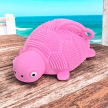 Led Işıklı Kaplumbağa Oyuncak Pembe Kaplumbağa Stres Oyuncağı Yeni Nesil Yumuşak Yoyo Kaplumbağa Pembe