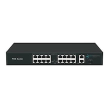 Ods 08ODS-16P2U1S 16 Port +2 Uplınk 200W Full Poe 200 10/100 1X Sfp Yönetilemez Switch