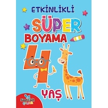 Etkinlikli Süper Boyama 4 Yaş- Sancak Çocuk