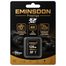 Prestige 128gb 4k Hafıza Kartı Sadece Fotoğraf Makinesi Video Kamerasıyla Uyumlu 100mb/s
