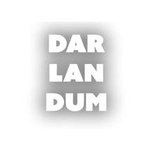 Darlandum Araba Sticker 17x17 Cm Beyaz