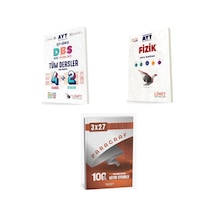 2027 2027 Limit Ayt Tüm Dersler Eşit Ağırlık 4 2 + Fizik Soru + Anla Kazan Paragraf Deneme 3'lü Set