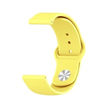 Huawei Gt4 41mm Krd-11 18mm Silikon Kordon-sarı