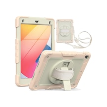 Mey İthalat İpad Uyumlu 5 Air 9.7 Kılıf Strap New Tablet Kapak - Pembe Klasik
