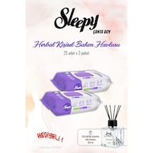 Sleepy Herbal 25'li Kişisel Bakım Havlusu 2 Paket ve Rosıe Koku Tekli
